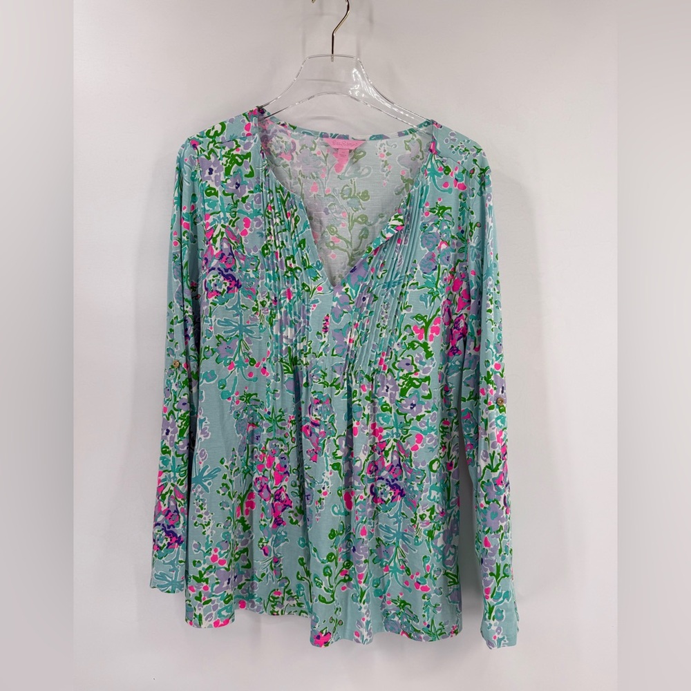 Lilly Pulitzer Southern Charm Braylen top size medium‎ - Picture 4 of 6